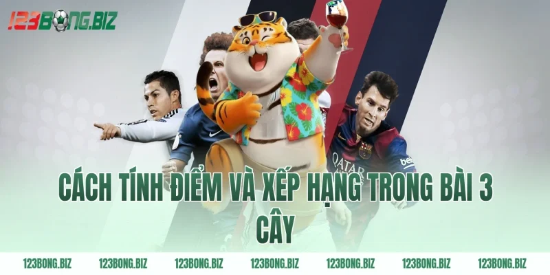 Cách tính điểm và xếp hạng trong bài 3 cây